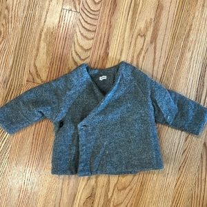 Makie cashmere linen baby coat